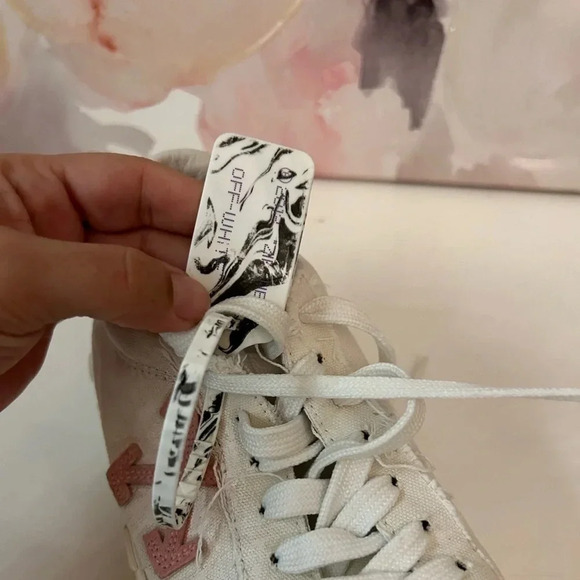 OFF-WHITE Low Vulcanized Eco Canvas White pink - Picture 6 of 8